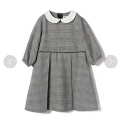 新品　ビームス　セレモニー TR チェック ワンピース　スーツ 120