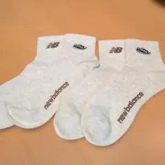 【お値下げ】new balance スニーカー刺繍　ソックス