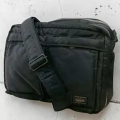 PORTER ポーター/PXタンカー 縦型ショルダーバッグ 黒 美品 - メルカリ