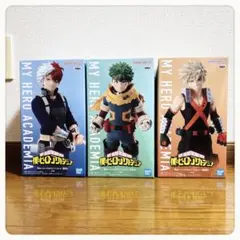 僕のヒーローアカデミア フィギュア　緑谷出久　轟焦凍　爆豪勝己
