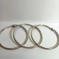 金属製カードリング3個セット 直径約8㎝cm
