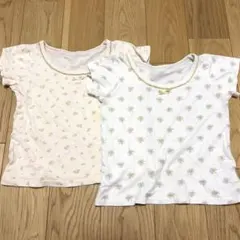 バースデイ 95cm 半袖 肌着 2枚