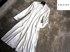 INGNI 新品 ロングカーディガン グレー トッパー ロングジャケットmサイズ
