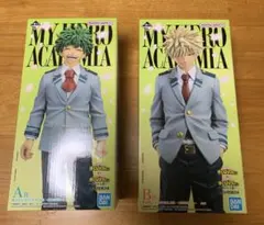 一番くじ　ヒロアカ　紡がれる想い　A賞緑谷B賞爆豪フィギュア　おまけ付き