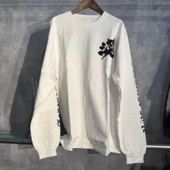 ホワイト 長袖　Lサイズ