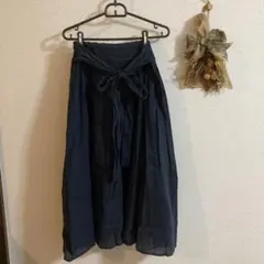 CLOCHE クロシェリボン付き ロングスカートのサムネイル