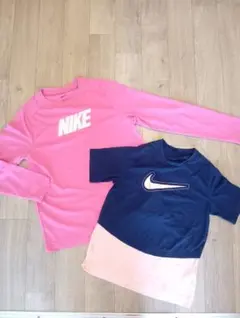 NIKE キッズ トップス 2枚セット　Tシャツ　ロングTシャツのサムネイル