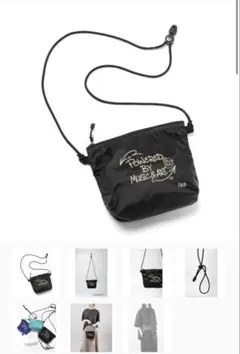 【TAKUYA∞の創り方】P.M&Aライトナイロンサコッシュ/ブラック新品