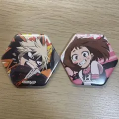 僕のヒーローアカデミア 缶バッジ 爆豪勝己 麗日お茶子 セット 即購入⭕️