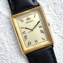 SUP880 SEIKO ゴールド スクエア セイコータンク - メルカリ