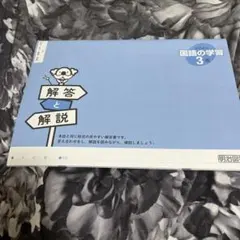 国語の学習 3級 解答と解説のサムネイル