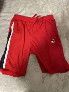 FILA レッド ハーフパンツ M
