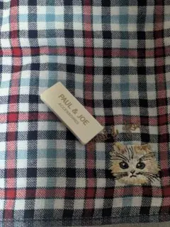 ポールアンドジョー ハンカチ ねこ タグ付き