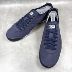 オニツカタイガー メキシコ66 ネイビー ナイロン素材（KONBU-N） 27