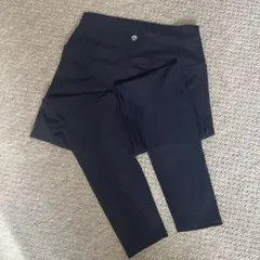 ネイビー レギンス ウエストバンド付きMサイズ