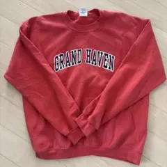 GRAND HAVEN 赤 アメカジトレーナー