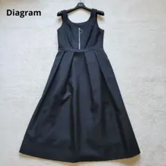 2024年モデル✨ダイアグラム　ツイルタックワンピース　ジャンパースカート
