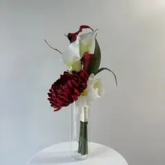 ⭐︎最終値下げ【ブートニア付き】ウェリングブーケ アーティシャルフラワー アーティシャルフラワーブーケ ウェディングブーケ 造花ブーケ