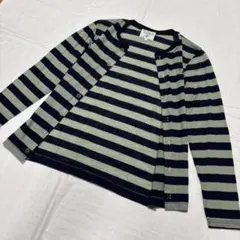 【新品未使用】アーノルドパーマーカーディガン ウール100%（1）Ｓ 薄手日本製