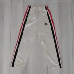 アディダス　adidas パンツ　ジャージ　クリーム色　130cm