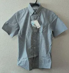 ドライイージーケアストライプシャツ 半袖 Lサイズ