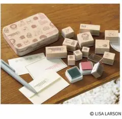 リンネル　付録　LISA LARSON(R) リサラーソン　木製スタンプ