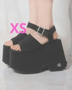 ぐ*ち様 ミシェルマカロン 12cm厚底パテッドサンダル XSサイズ