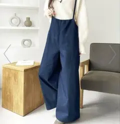 GeeRA サロペットワイドパンツ S