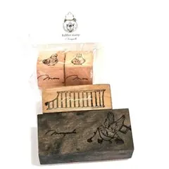 作家スタンプ　monpoche 3点まとめ売り