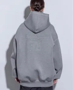 ROGER AND RAW フード付きパーカー グレー