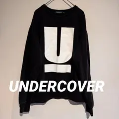 『UNDERCOVER』(M)ロゴスウェットシャツ ブラック トレーナーのサムネイル