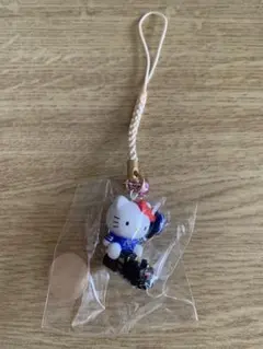 HELLO Kitty ご当地キティ 岩手限定 銀河鉄道バージョン ストラップ