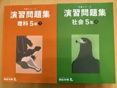 【未使用】四谷大塚 理科/社会 演習問題集 5年上