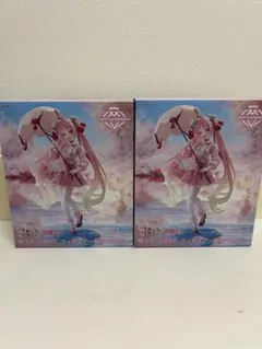 桜ミク AMP+ フィギュア 桜ドレスver. 2体セット