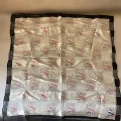 シルク フラッグデザイン ハンカチ　renoma