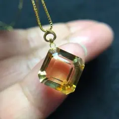⭐︎【天然】シトリン ネックレス 13.3g - メルカリ