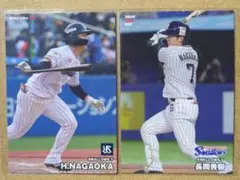 長岡 秀樹 7 東京ヤクルトスワローズ プロ野球チップスカード 2024