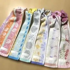 386.おりこうエプロン　おりこうタオル　介護エプロン　6枚組　無撚糸のサムネイル