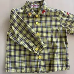 ミキハウス チェック柄シャツ 80サイズ