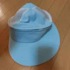カラー帽子 メッシュ素材 ブルー