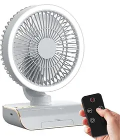 サーキュレーター扇風機 DCモーター 静音設計 5段階風量調整 リモコン付き