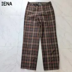 IENA チェック柄 カジュアルパンツ 40サイズのサムネイル