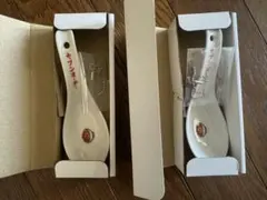 魂心家 黒白陶器レンゲ2本セット - メルカリ