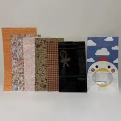 ギフト用紙袋 7枚セット 多様なデザイン パックンバッグ まとめ売り