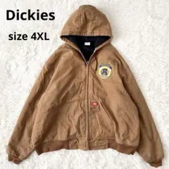【Dickies】 4XL アクティブジャケット ダック地 中綿 フーディ