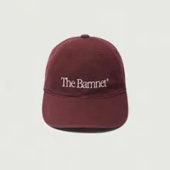 The Barnnet 刺繍ロゴ キャップ バーガンディ