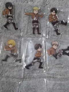 一番くじ 進撃の巨人 H賞アクリルスタンド ６点
