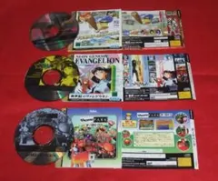 SS セガサターン Dの食卓・テーマパーク他　４本セット＋おまけ　※ケース無し