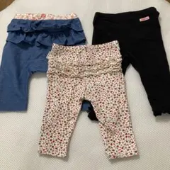 ミキハウス　レギンスパンツ３本セット　サイズ70