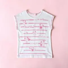メゾピアノ　140センチ　Tシャツ　ピンク　レトロ　コロンちゃん